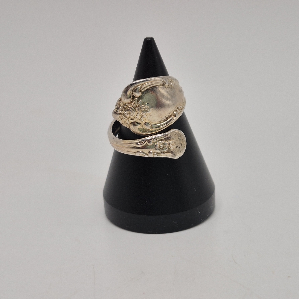 WM. A Rogers Oneida LTD. Silver Spoon Ring.  Remember These?THEY ARE BACK!! SZ 7